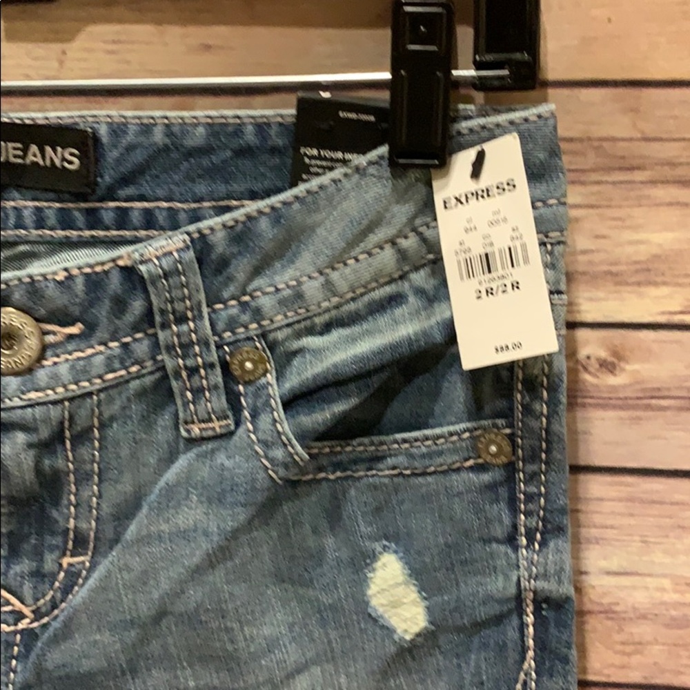 💗🌟HP🌟NWT EXPRESS BARELY BOOT JEAN - Picture 8 of 8